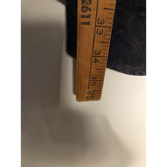 Robert Graham Men Shirt Size 2XL Black Paisley Graphics Short Sleeve Button Up - Picture 8 of 9